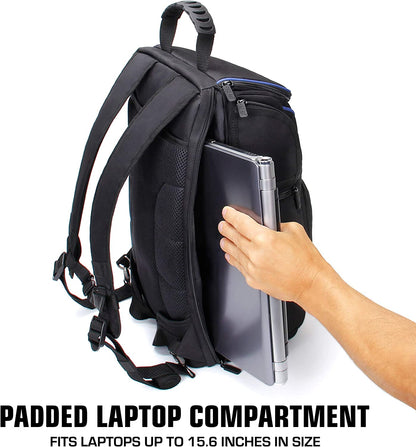 Professional Camera Backpack for DSLR/SLR/Mirrorless Cameras with Laptop Compartment, Rain Cover, and Tripod Holder
