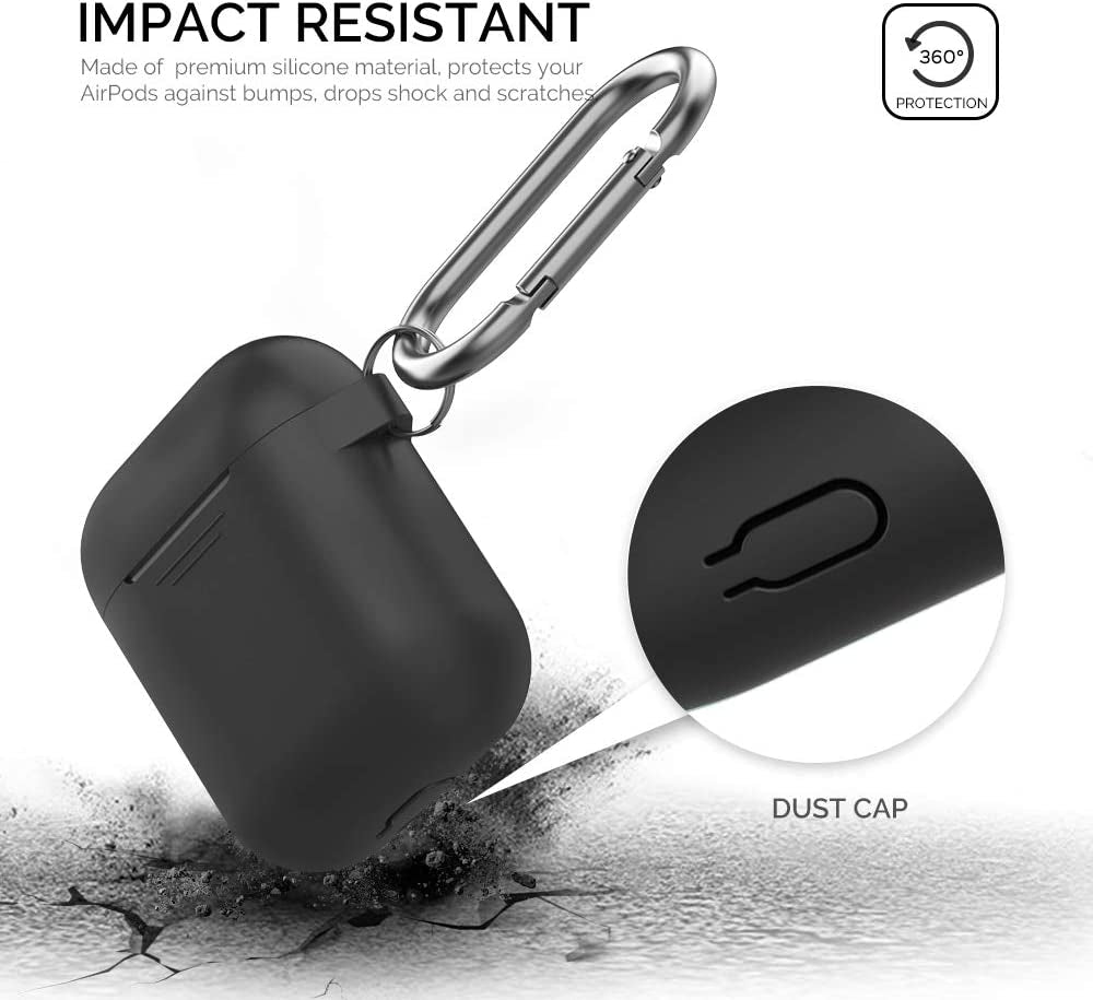 Silicone Protective Case for Apple AirPods 1 & 2