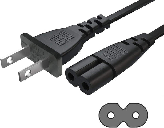 AC Power Cord Cable for Apple TV (1st to 5th Generation, 4K) - UL Listed