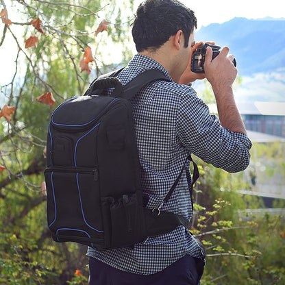 Professional Camera Backpack for DSLR/SLR/Mirrorless Cameras with Laptop Compartment, Rain Cover, and Tripod Holder