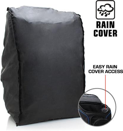Professional Camera Backpack for DSLR/SLR/Mirrorless Cameras with Laptop Compartment, Rain Cover, and Tripod Holder