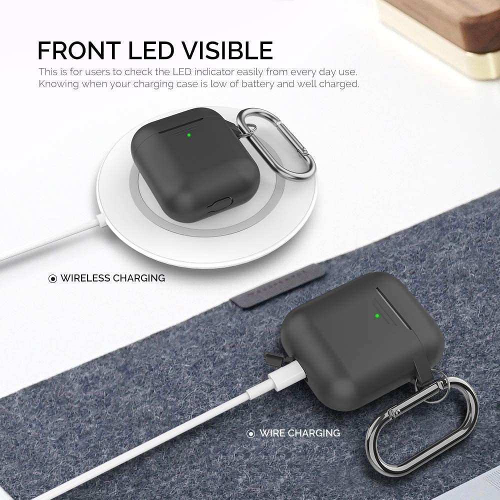Silicone Protective Case for Apple AirPods 1 & 2