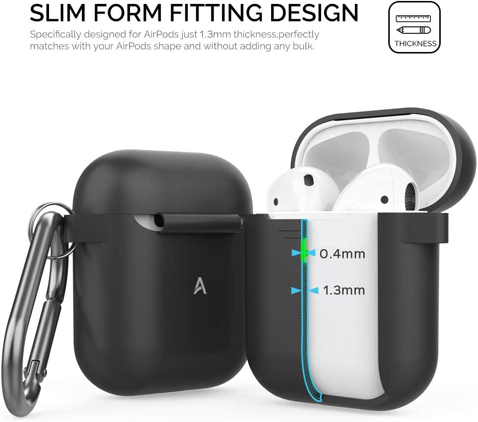 Silicone Protective Case for Apple AirPods 1 & 2