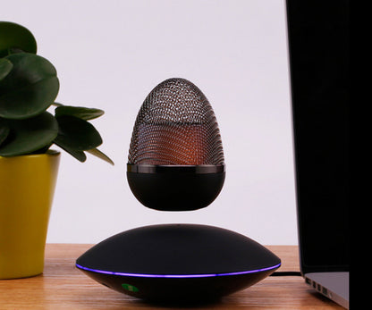 Advanced Magnetic Suspension Floating Wireless Speaker - Portable and Innovative Design