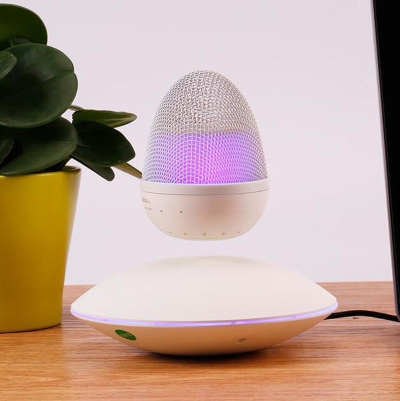 Advanced Magnetic Suspension Floating Wireless Speaker - Portable and Innovative Design