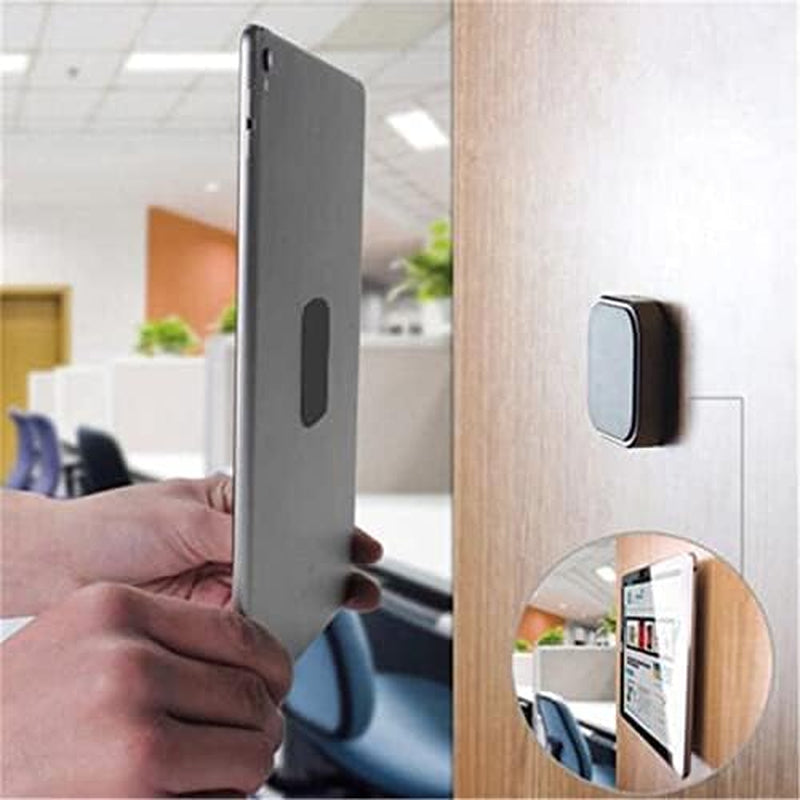 16-Pack Replacement Metal Discs for Magnetic Phone Holders, Wall and Air Vent Mounts – Includes 8 Black Round and 8 Rectangular Iron Plates with 3M Adhesive Backing